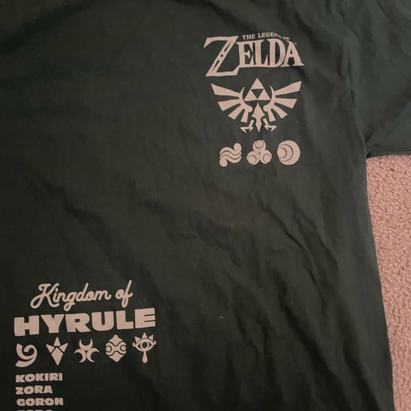 Zelda Green Graphic T-Shirt - Picture 3 of 6
